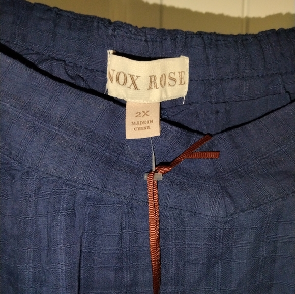 🤎Knox Rose tiered navy blue dress with pockets - Picture 3 of 8